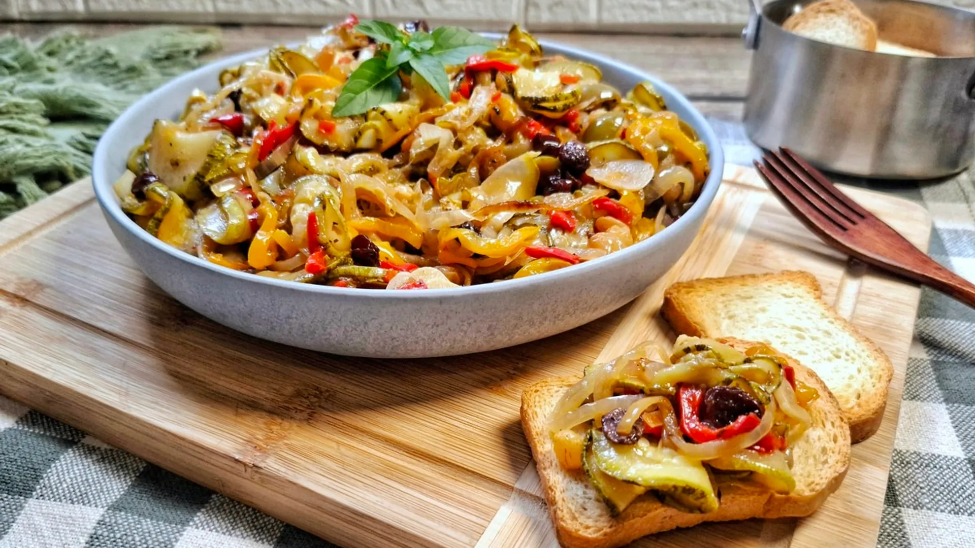 Como Preparar Caponata de Abobrinha no Forno